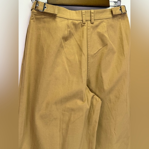 Abercrombie & Fitch Women\'s Wide Leg Pleated Trouser Side Buckle Pants Size 26R